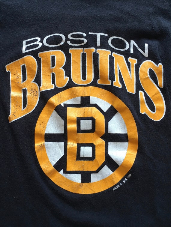 80s Vintage Boston Bruins 1988 nhl hockey childs … - image 2