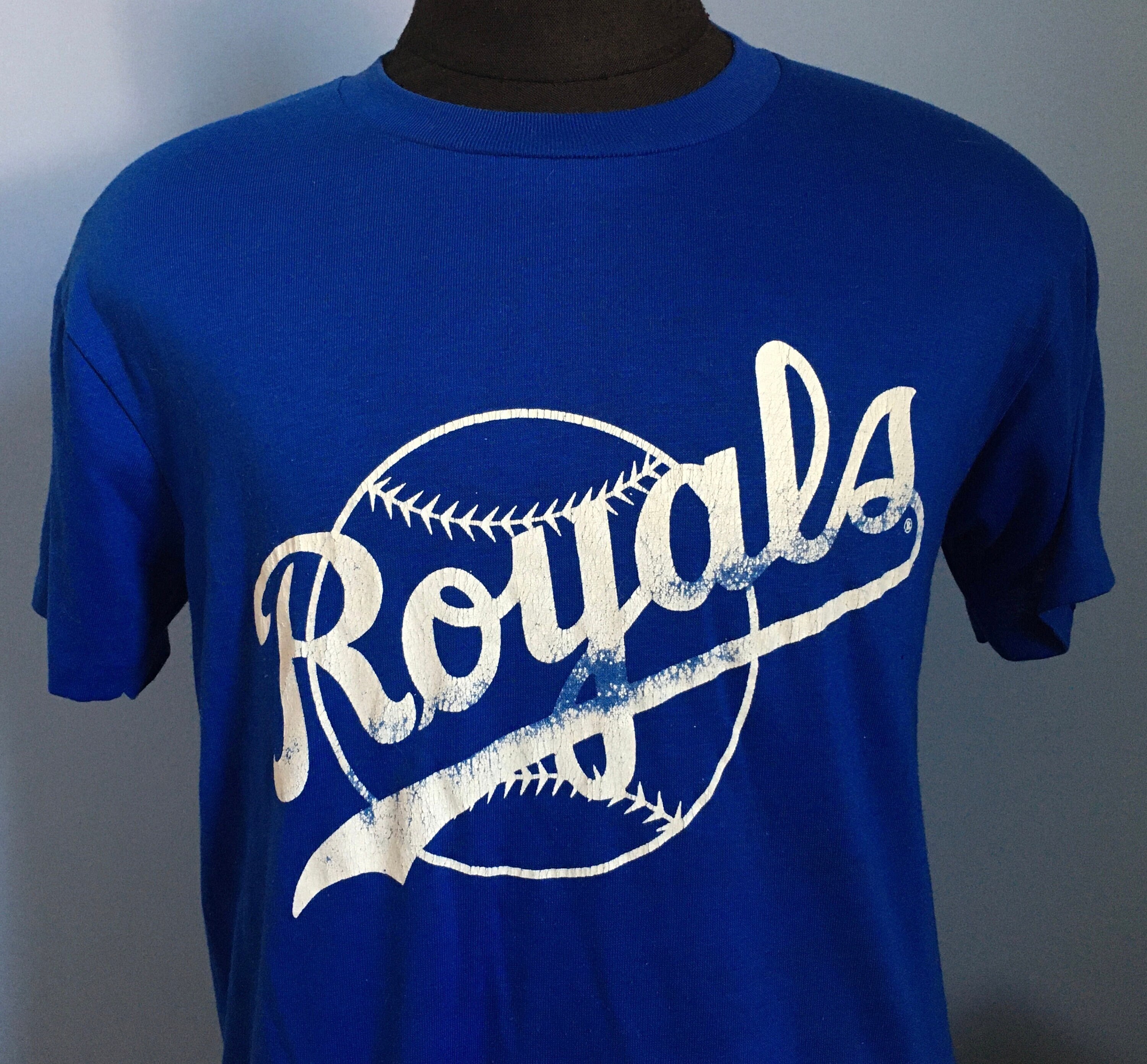 LegacyVintage99 Vintage Kansas City Royals T Shirt Tee Trench Made USA Size Small S MLB Baseball Missouri