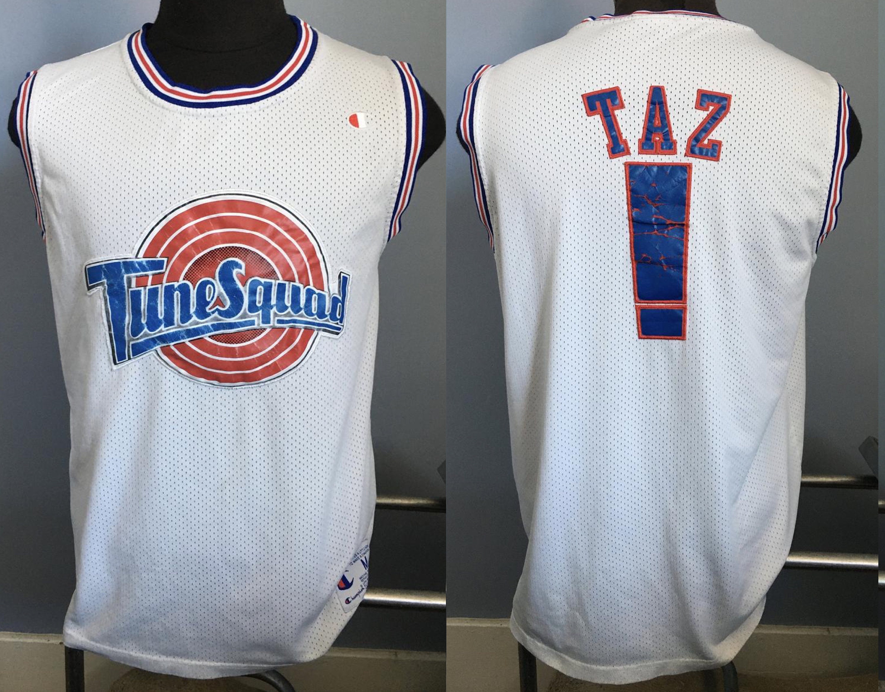 Movie 90s Space Jam Jersey for Kids White Sports Shirts Youth Basketball Jerseys TAZ # 