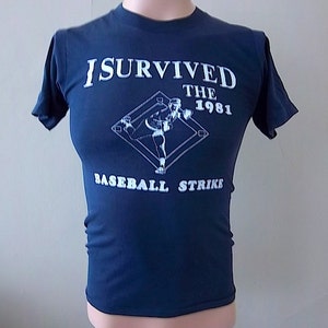 80s Vintage i Survived the 1981 Baseball Strike - Etsy