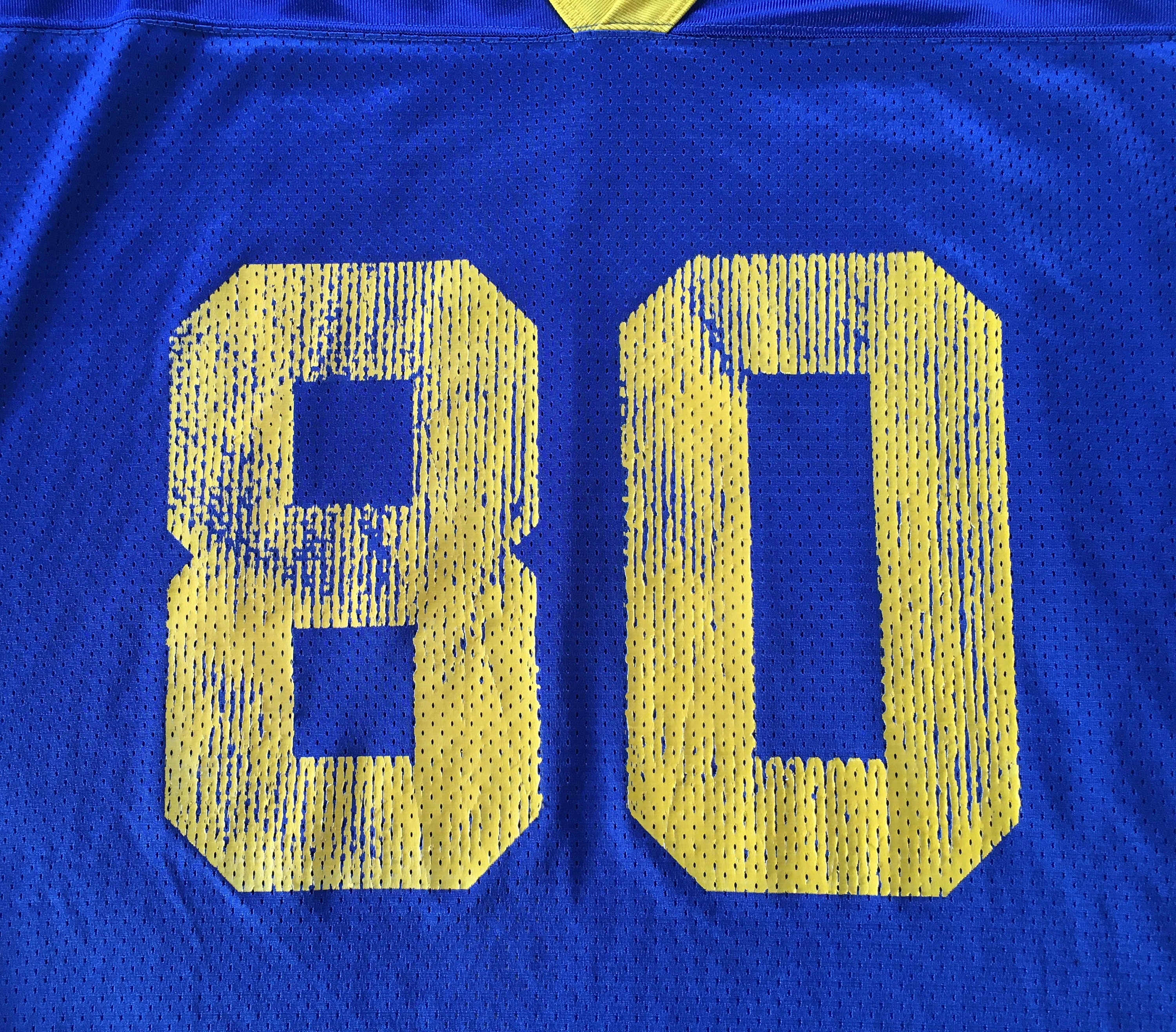 Vintage 90s Isaac Bruce #80 Los Angeles Rams Jersey: Logo Athletic