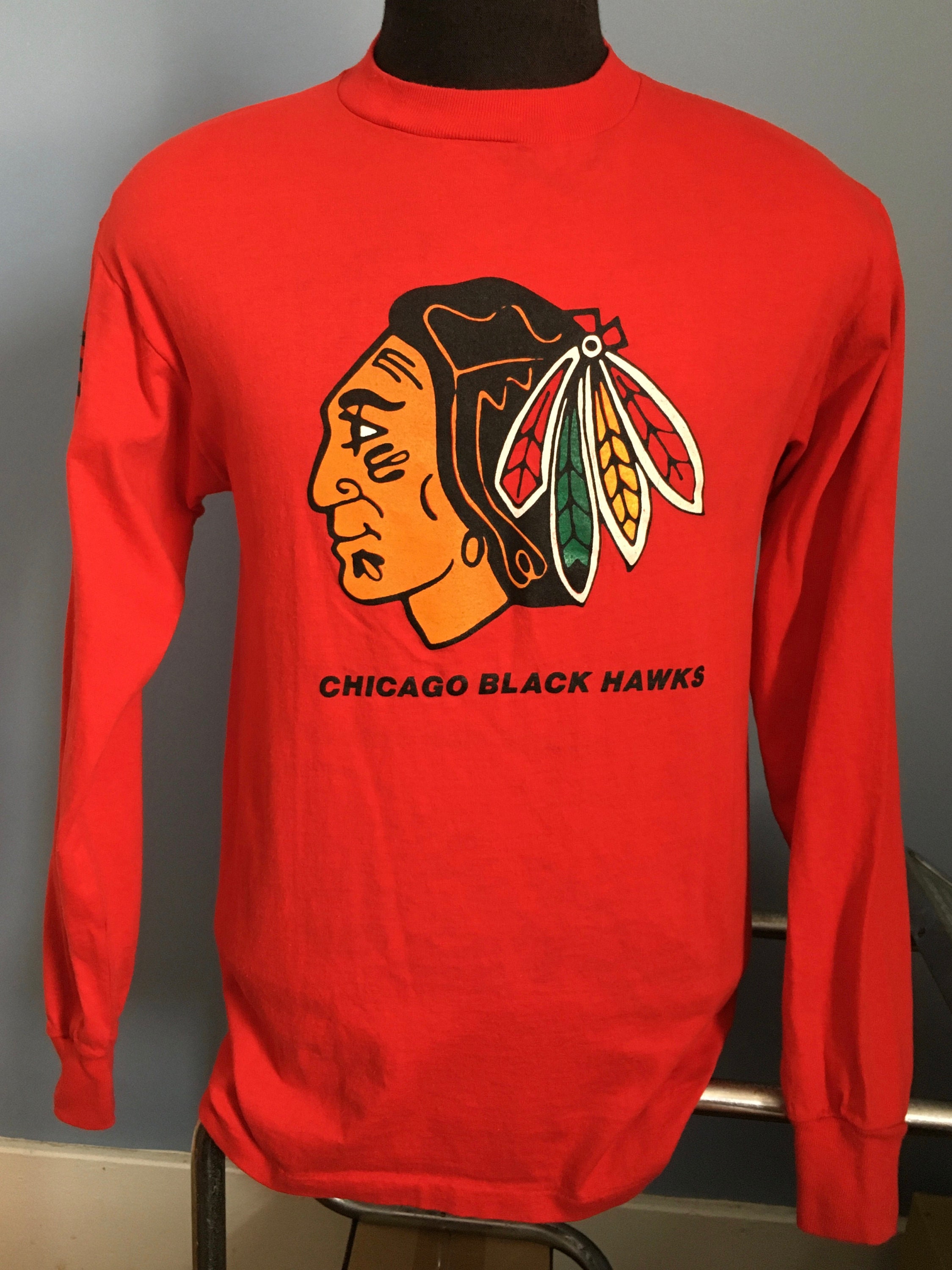NHL Hockey Hoodie Y2K Chicago Blackhawks Vintage Sweatshirt 