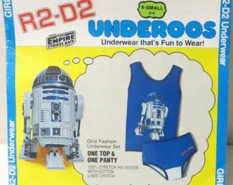 Vintage 70s 80s Star Wars R2D2 Tank Top: 1979 Empire Strikes Back