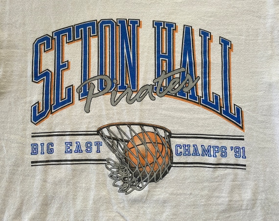 80s Vintage Seton Hall University Pirates 1991 Bi… - image 3