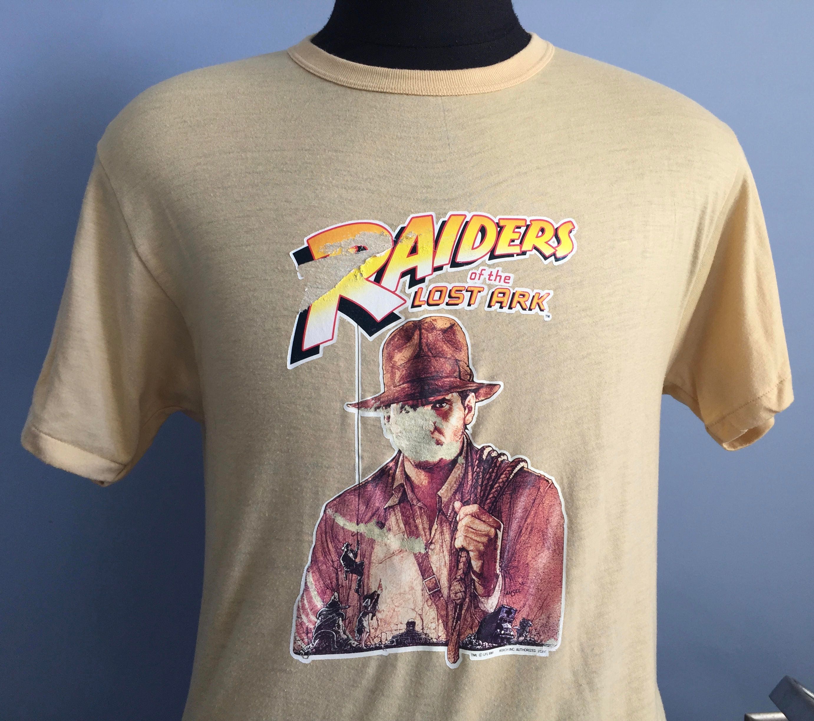 80s Vintage Raiders of the Lost Ark Indiana Jones 1981 Iron-on 