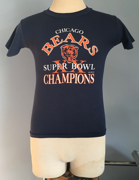 80s Vintage Chicago Bears 1985 Super Bowl XX Cham… - image 2