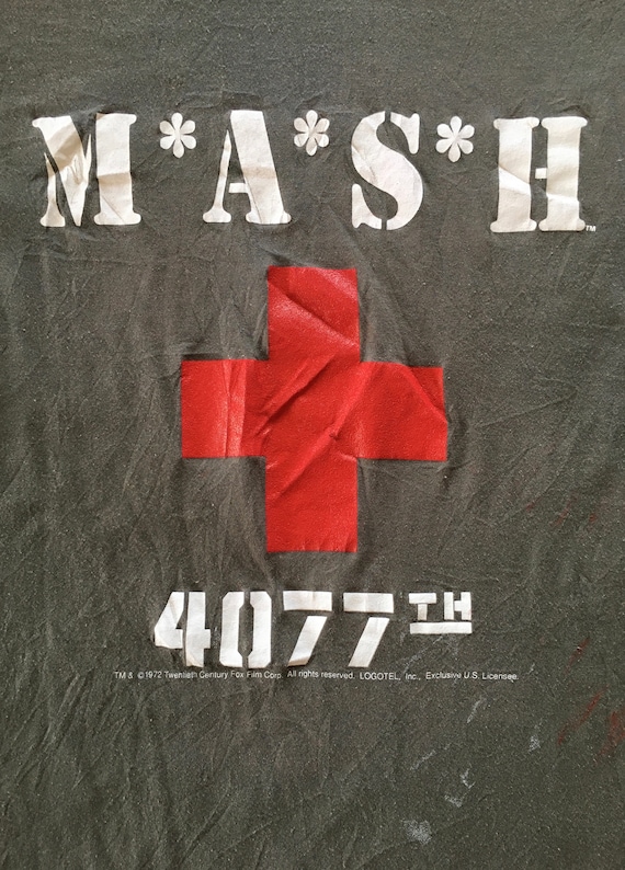 80s Vintage MASH 4077th army green M*A*S*H televi… - image 3