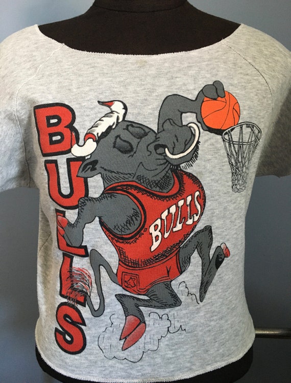 80s 90s Vintage Chicago Bulls nba basketball jack… - image 2