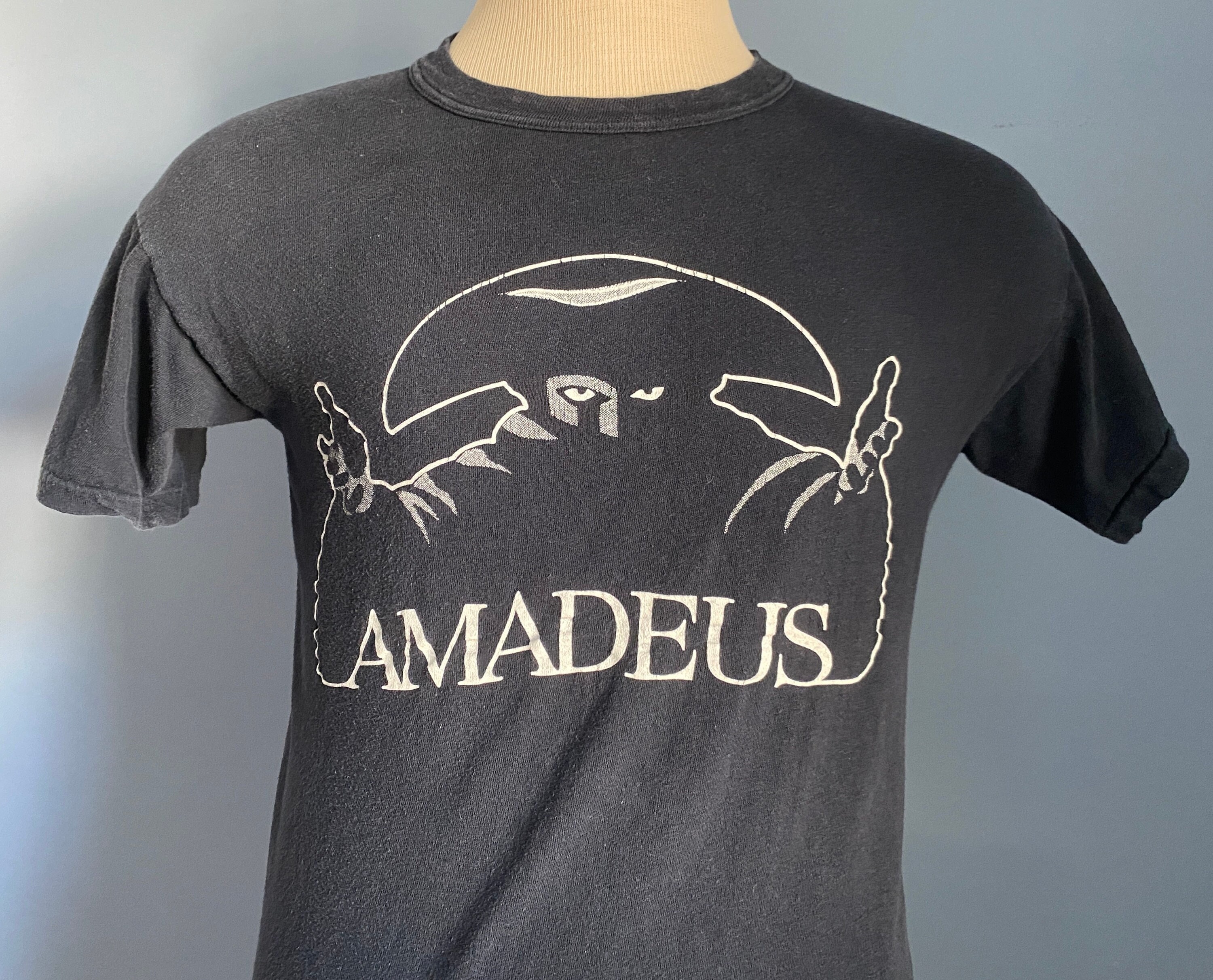 80s Vintage Amadeus 1984 Mozart Composer Movie Promo T-shirt - XS