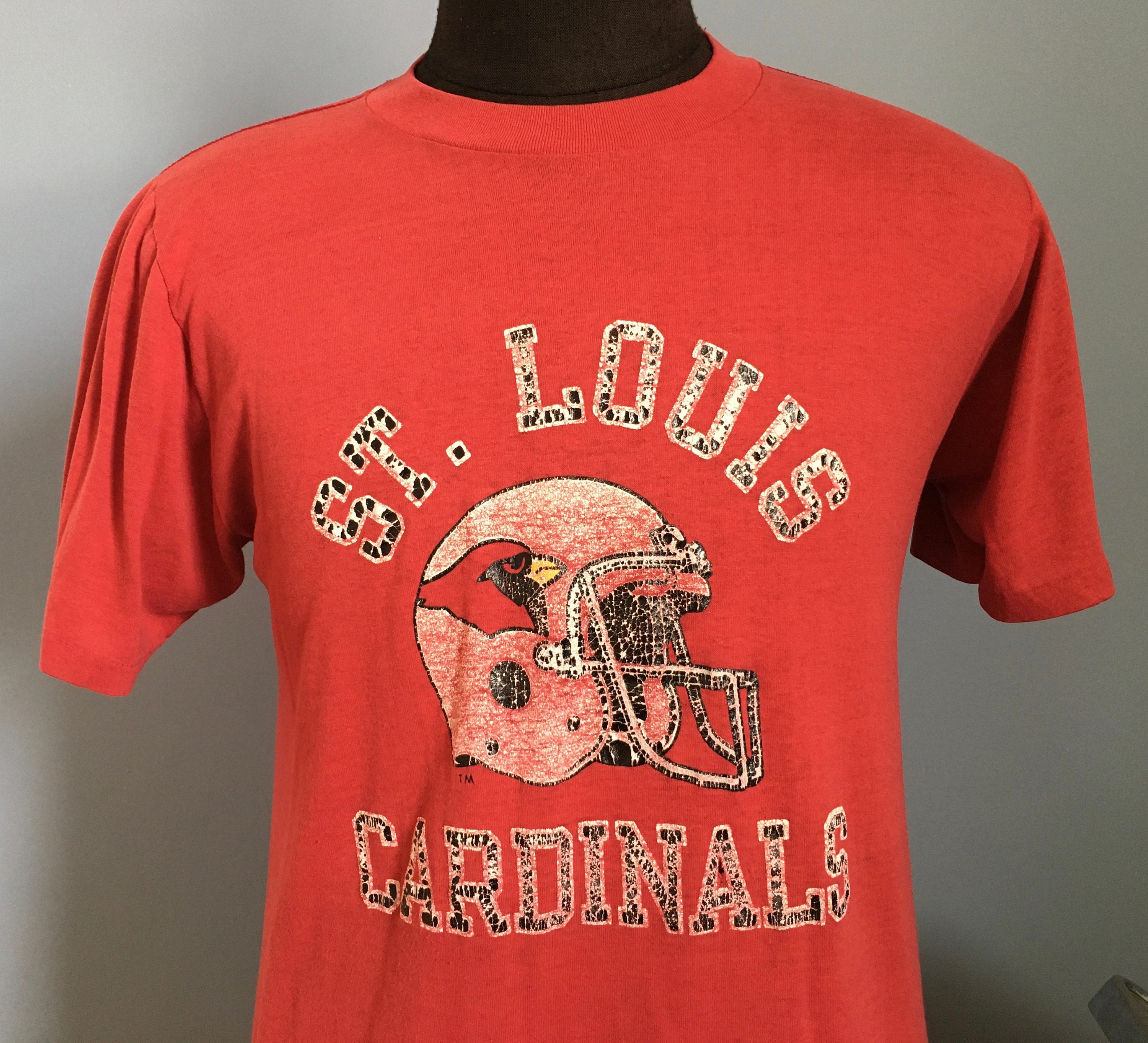 80s Vintage St. Louis Cardinals Phoenix Arizona nfl football T Shirt MEDIUM