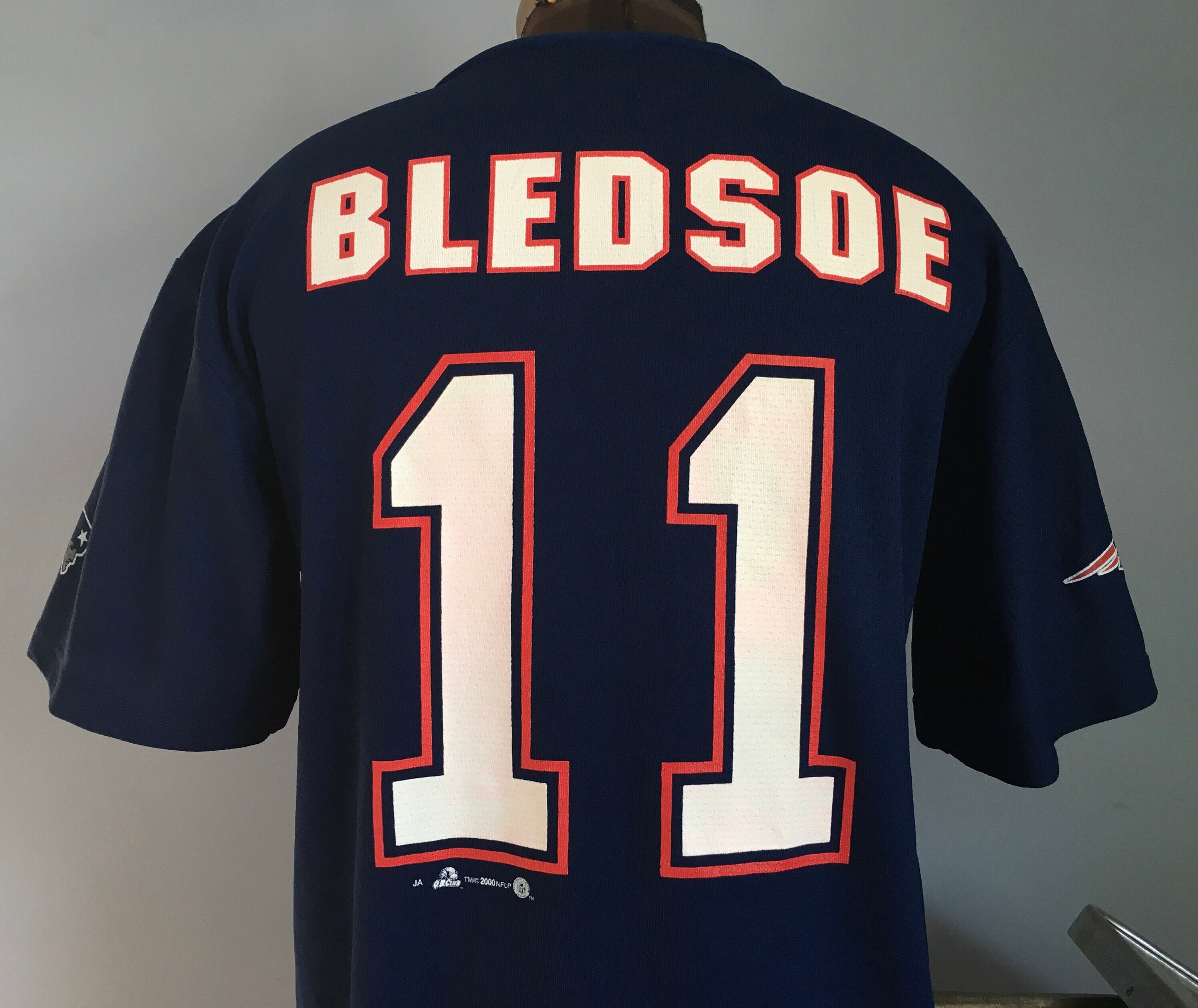00s Vintage Drew Bledsoe #11 New England Patriots 2000 Pats NFL