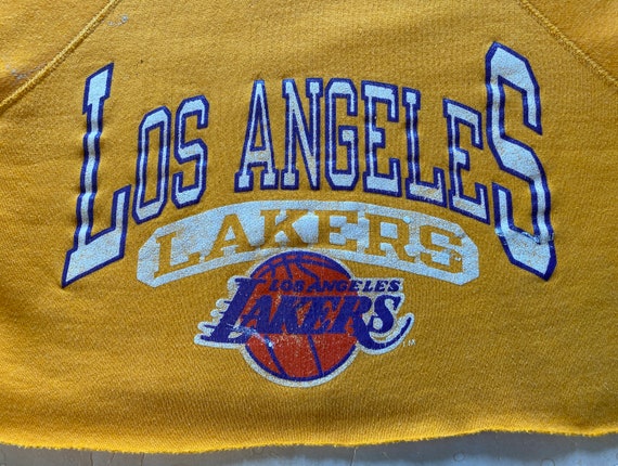 80s Vintage Los Angeles Lakers nba basketball cro… - image 4