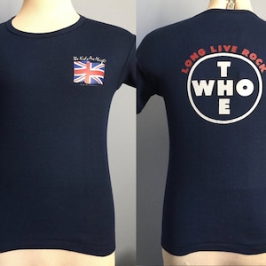 70s Vintage The Who The Kids Are Alright 1979 Long Live Rock band promo concert movie T-Shirt - XS X-SMALL