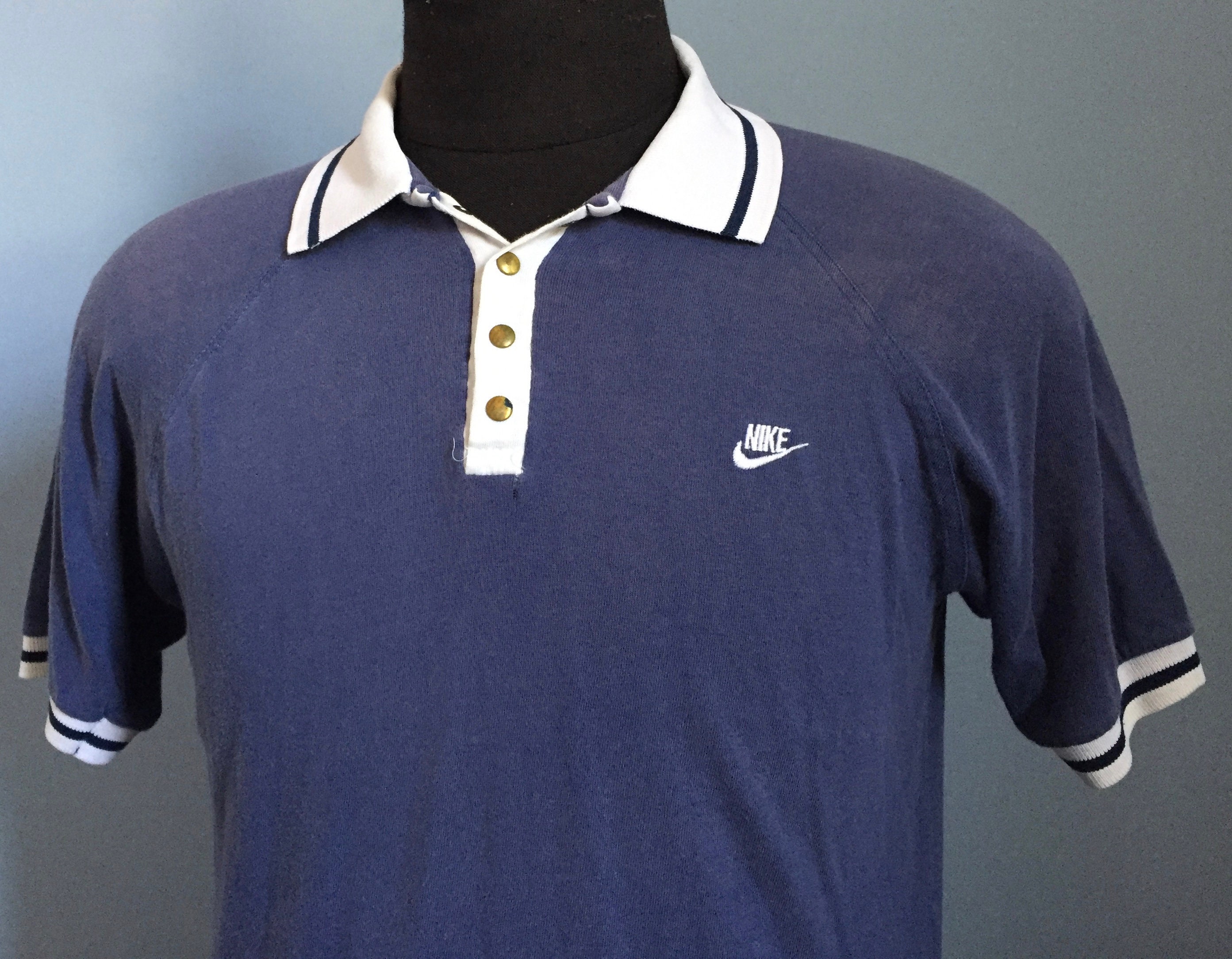 vintage NIKE 80s navy tag jersey ar