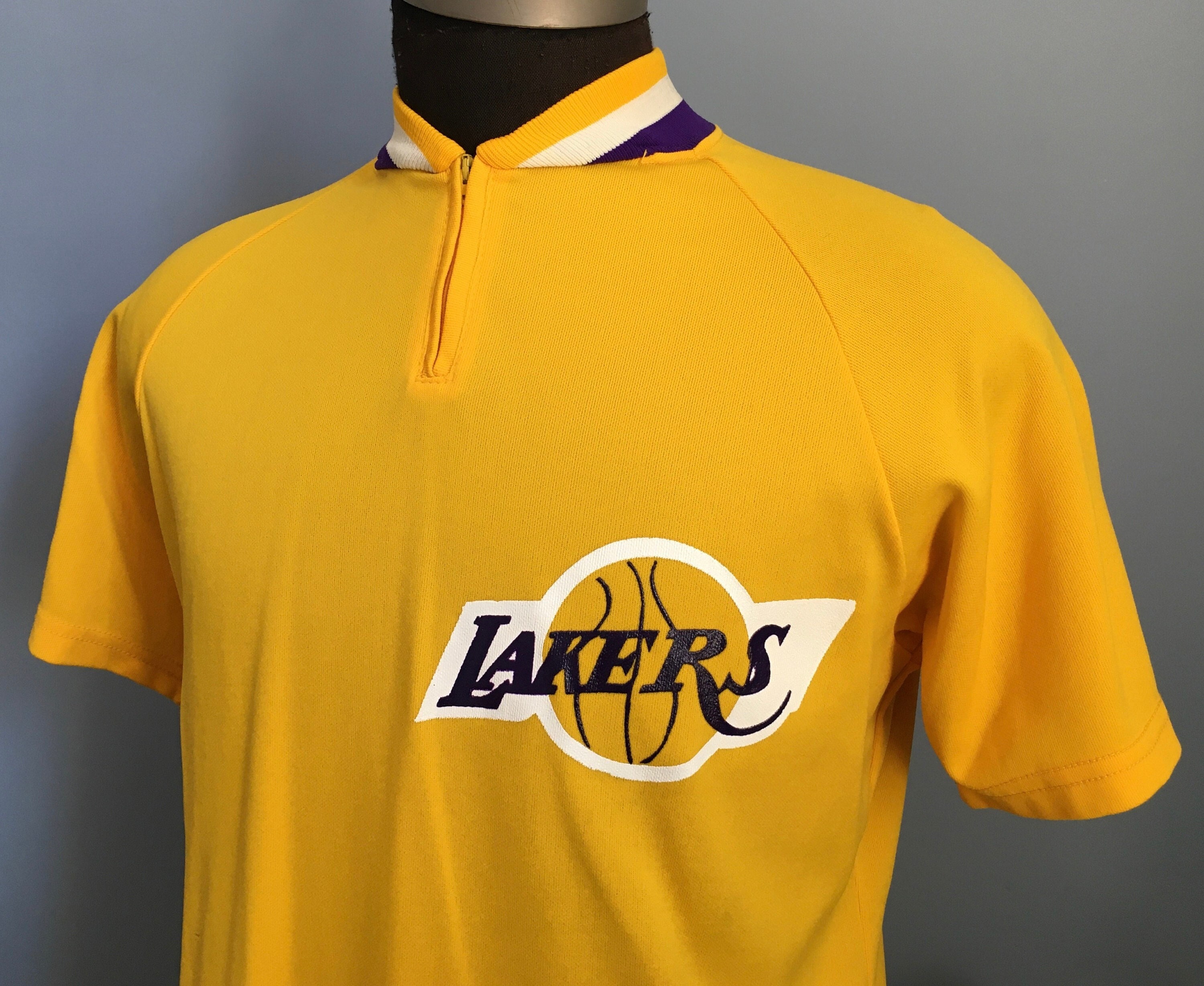 80s Vintage Los Angeles Lakers Nba Basketball Medalist Sand-knit