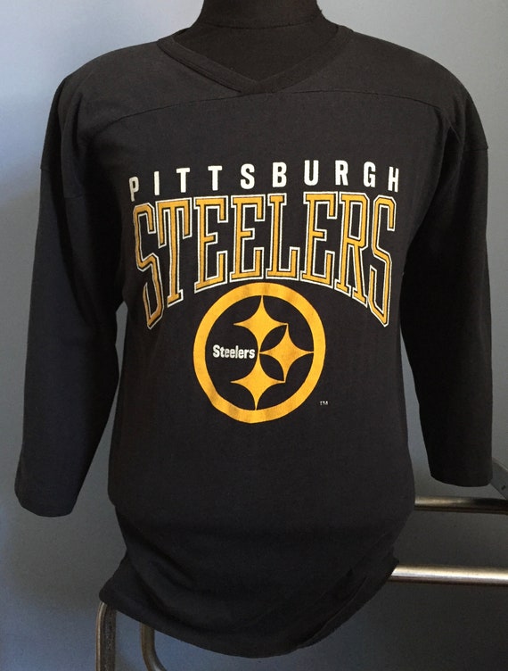 70s 80s Vintage Pittsburgh Steelers Nfl Football T-shirt - LARGE