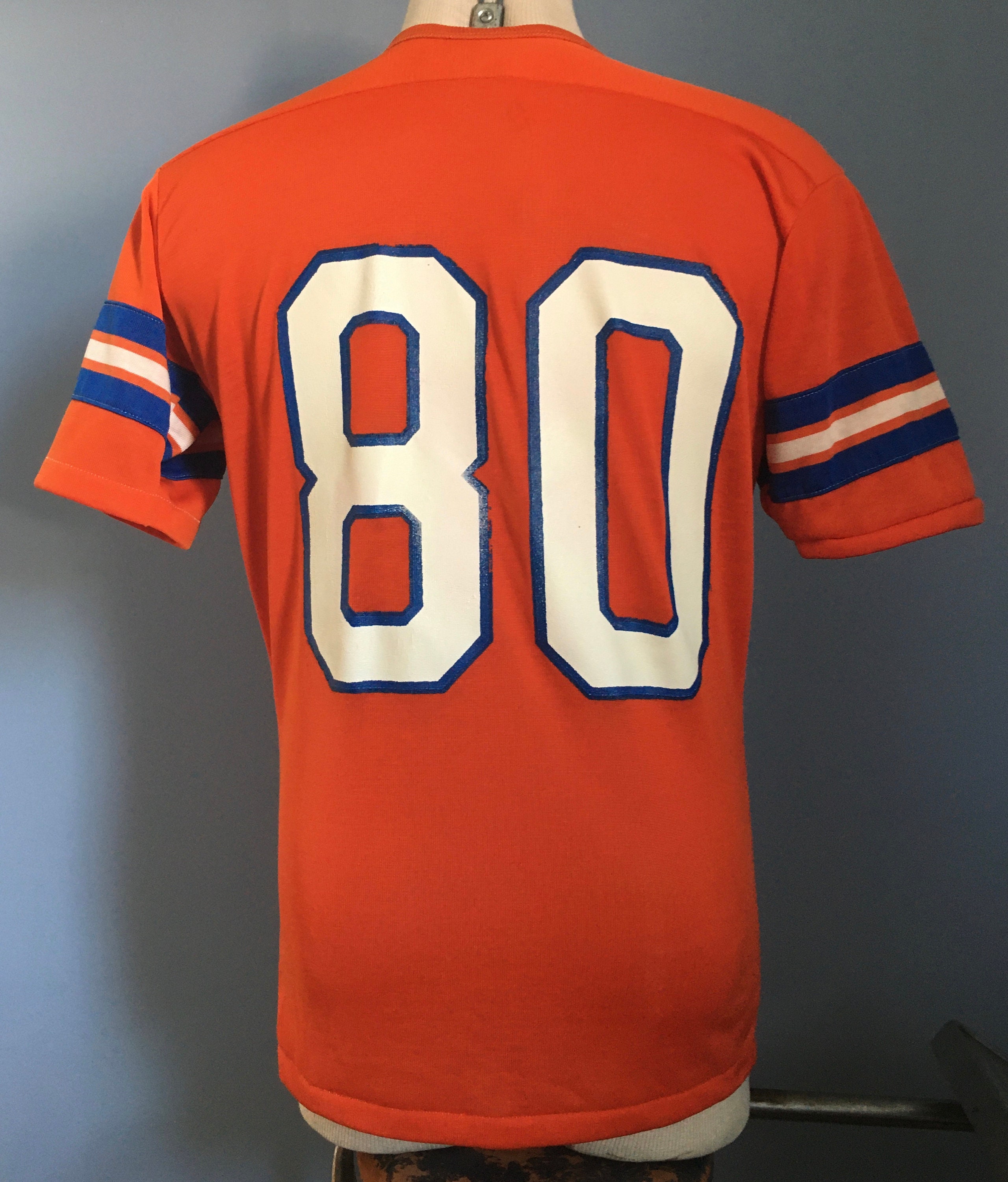 80s Vintage Mark Jackson #80 Denver Broncos NFL Football Rod Smith