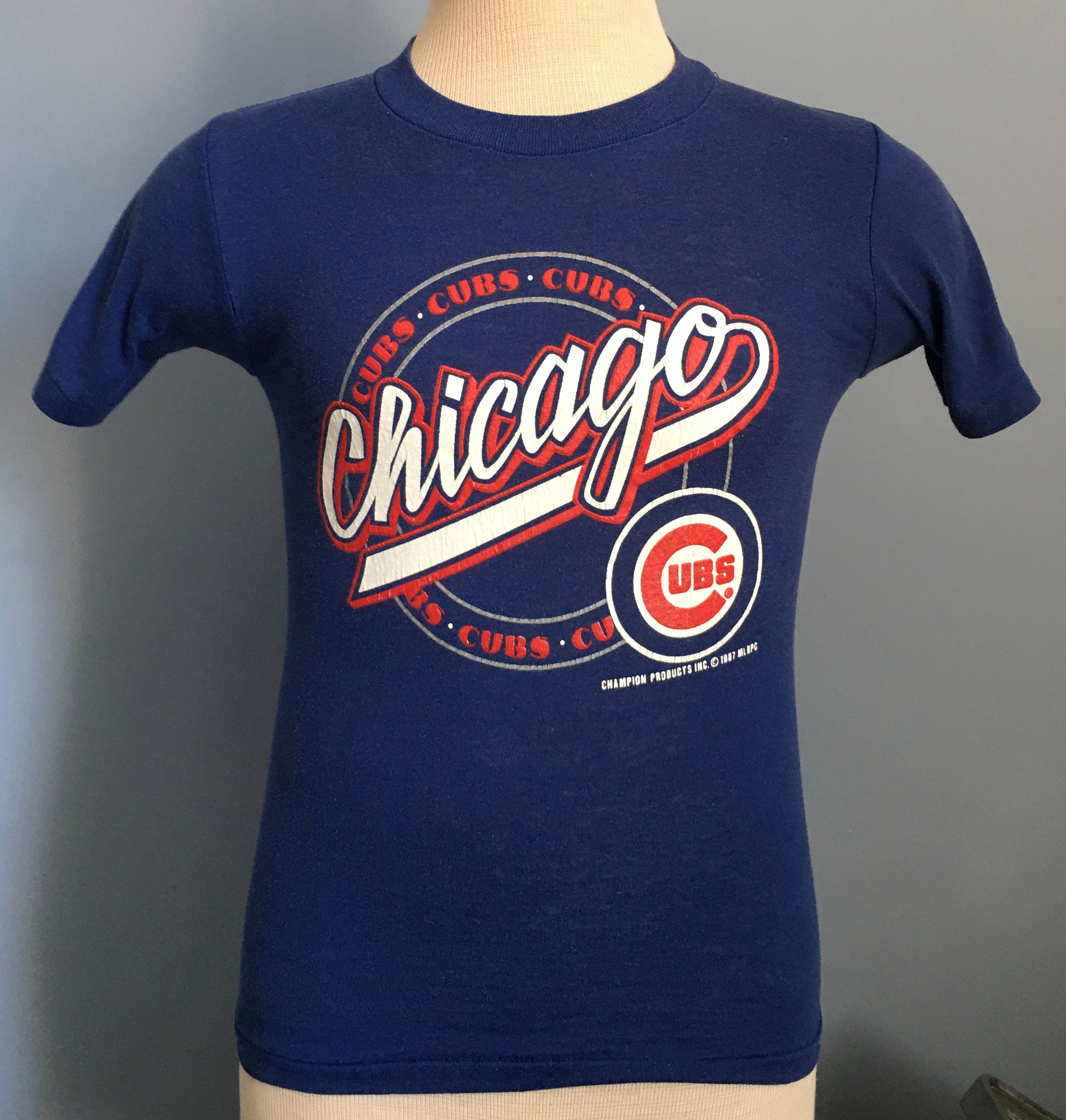 MLB Chicago Cubs Boys' Poly T-Shirt - XS