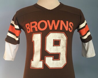 90's Cleveland Browns Size Large Vintage V-neck NFL Sweatshirt