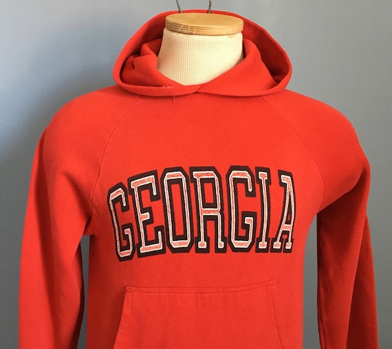 80s Vintage Georgia Bulldogs University UG Ncaa College Hoodie - Etsy