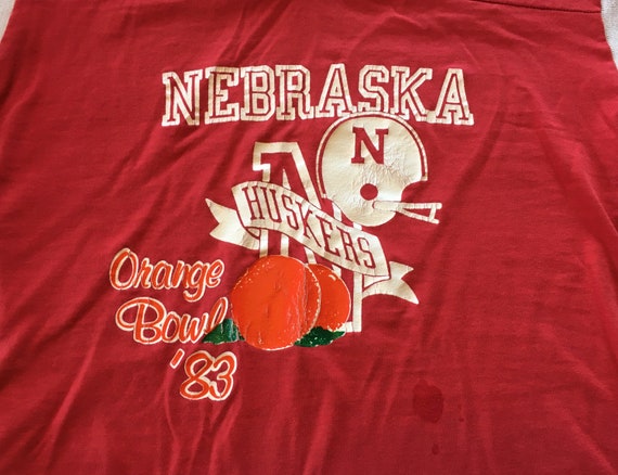80s Vintage Nebraska Cornhuskers University Orang… - image 3
