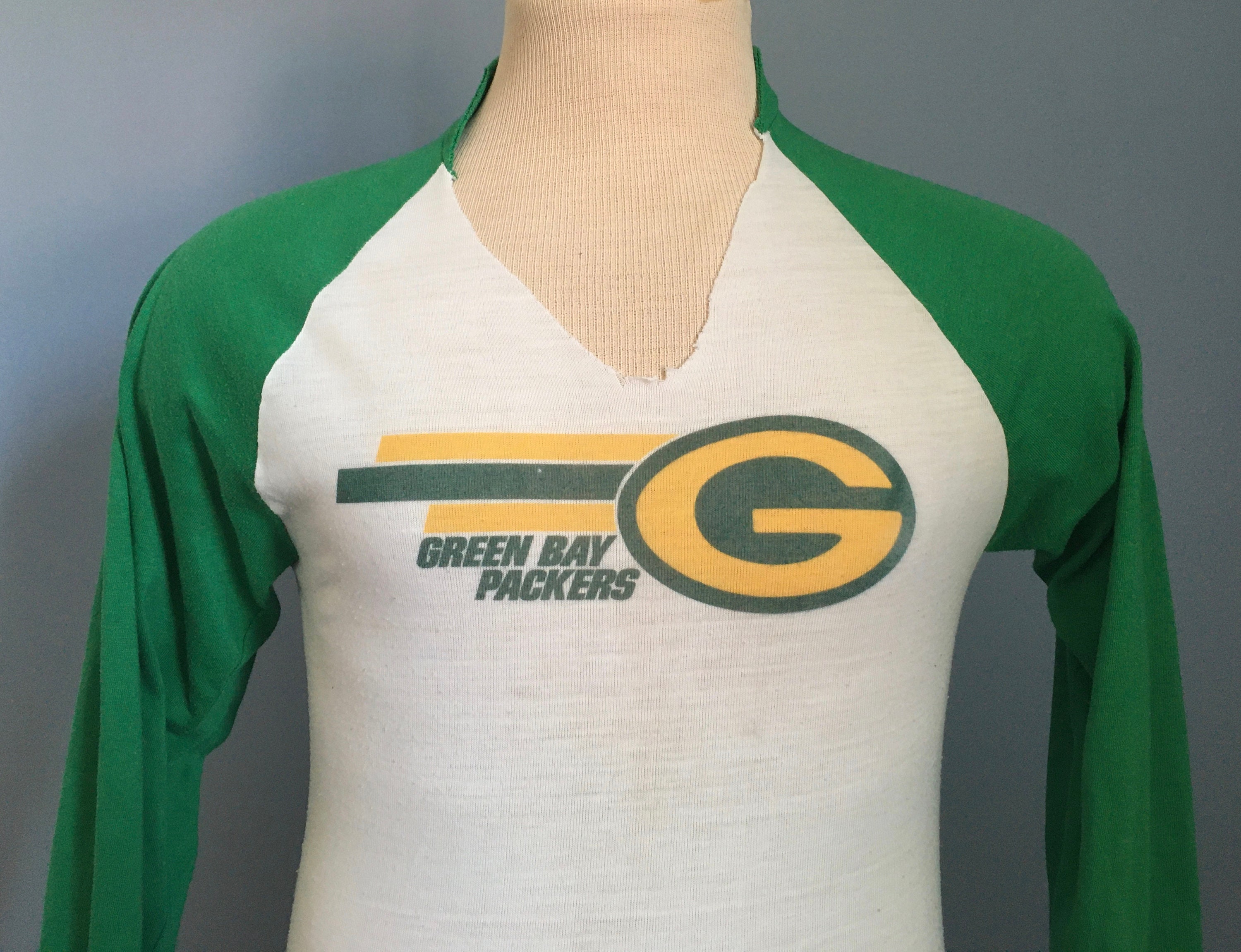 Green bay packers raglan shirt online