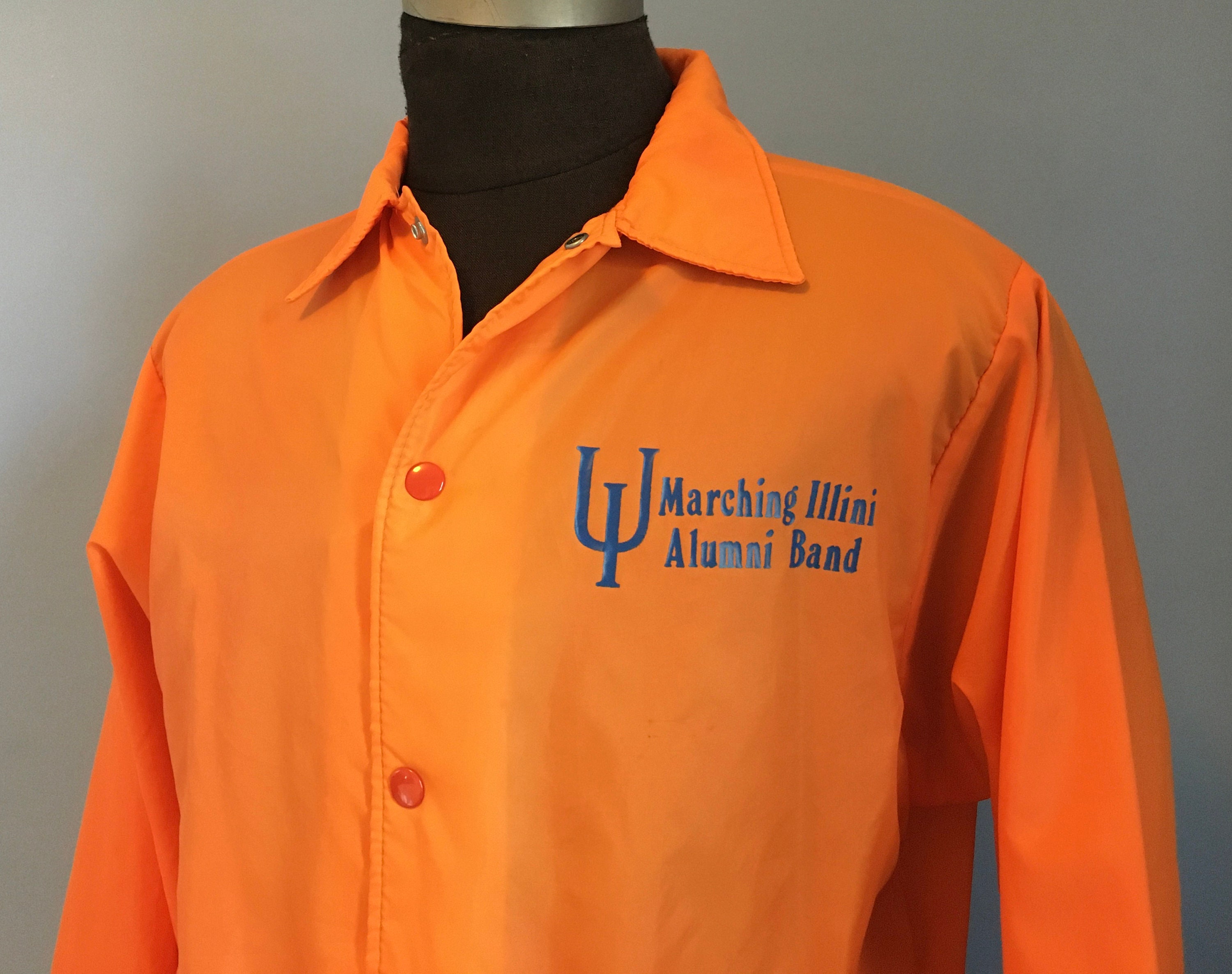 Buy Vintage 80s University of Illinois Fighting Illini Windbreaker 