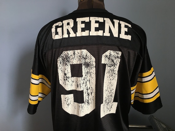 Vintage 90s Kevin Greene #91 Pittsburgh Steelers Jersey: Logo