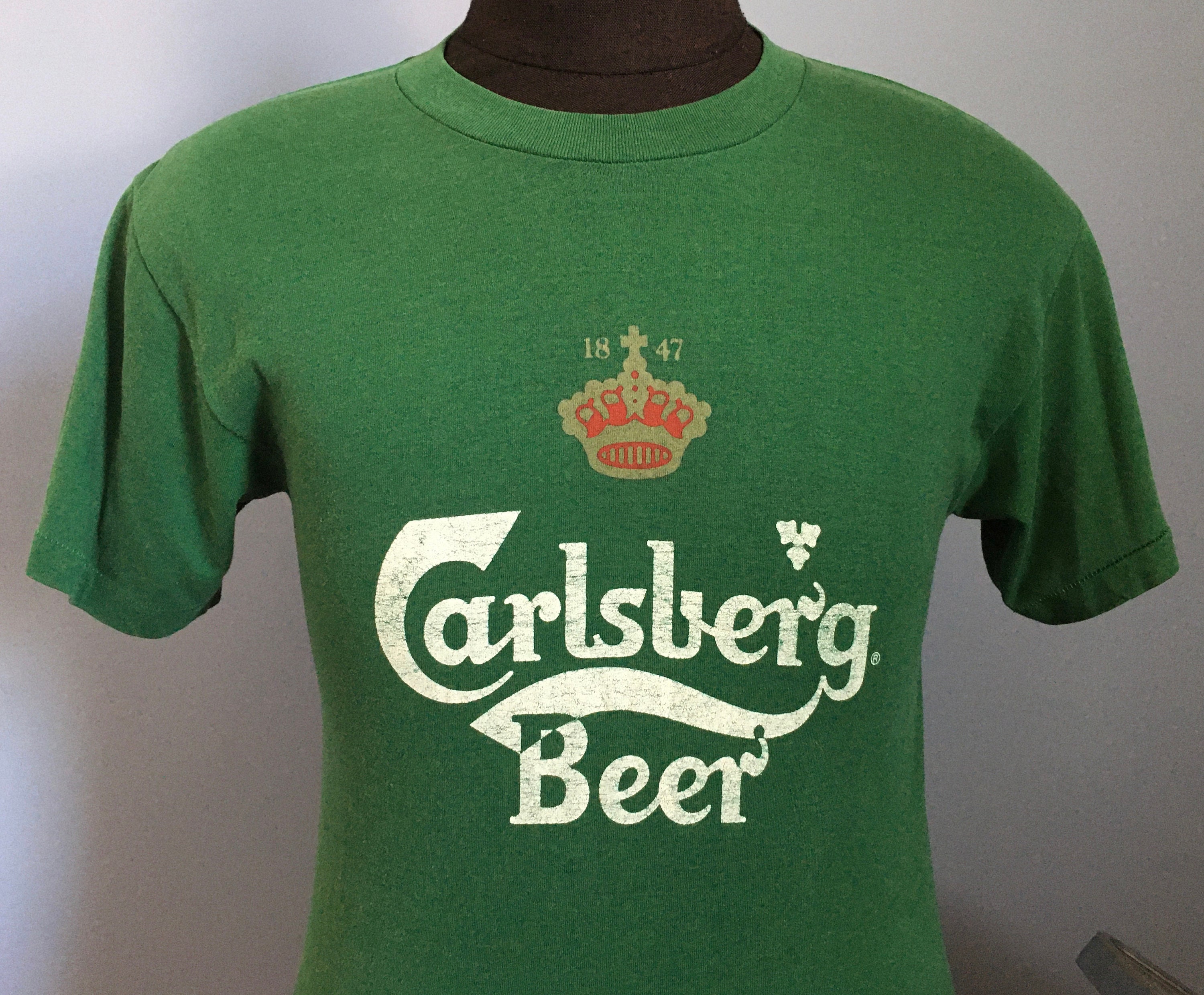 80s Vintage Carlsberg Beer 1847 Swedish Promo T-shirt SMALL - Etsy