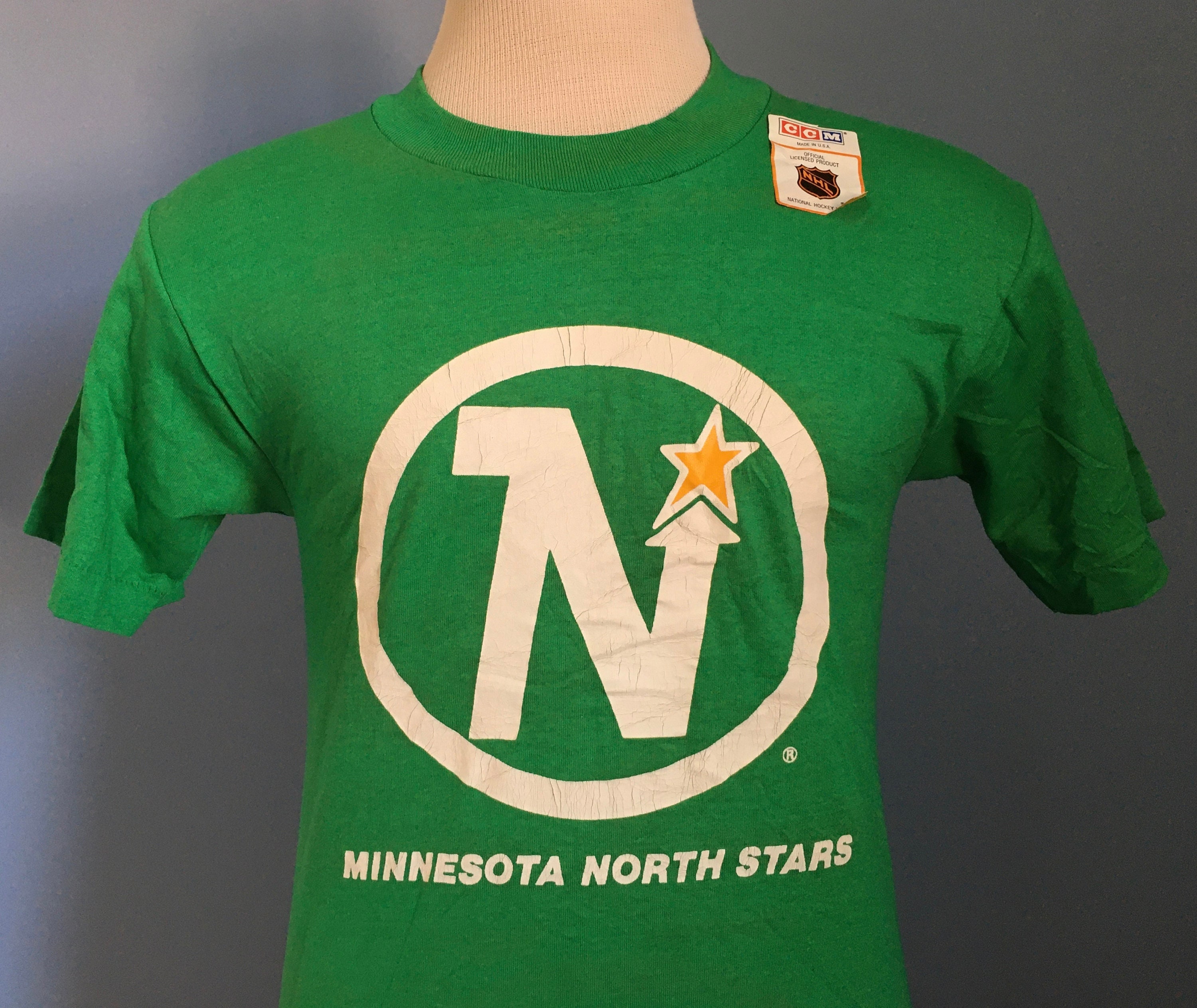 Men's Minnesota North Stars Champion Green Tri-Blend T-Shirt