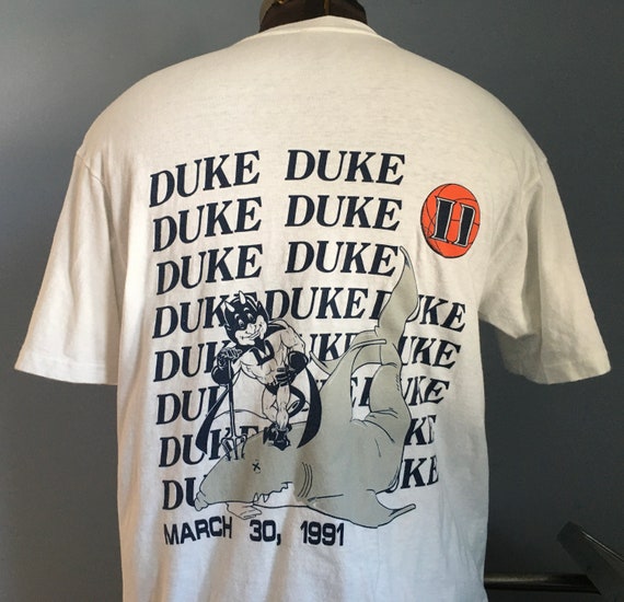 90s Vintage Duke University Blue Devils UNLV 1991… - image 4