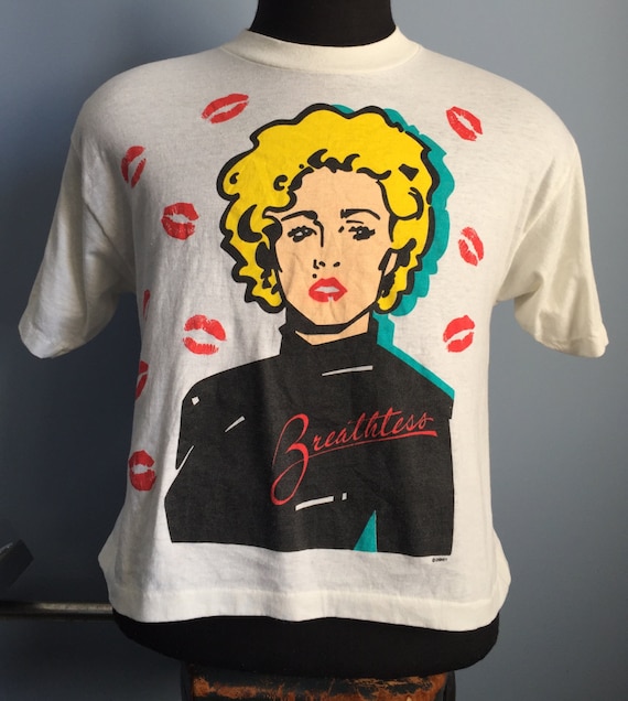 90s Vintage Dick Tracy Breathless 1990 Madonna Half T-shirt