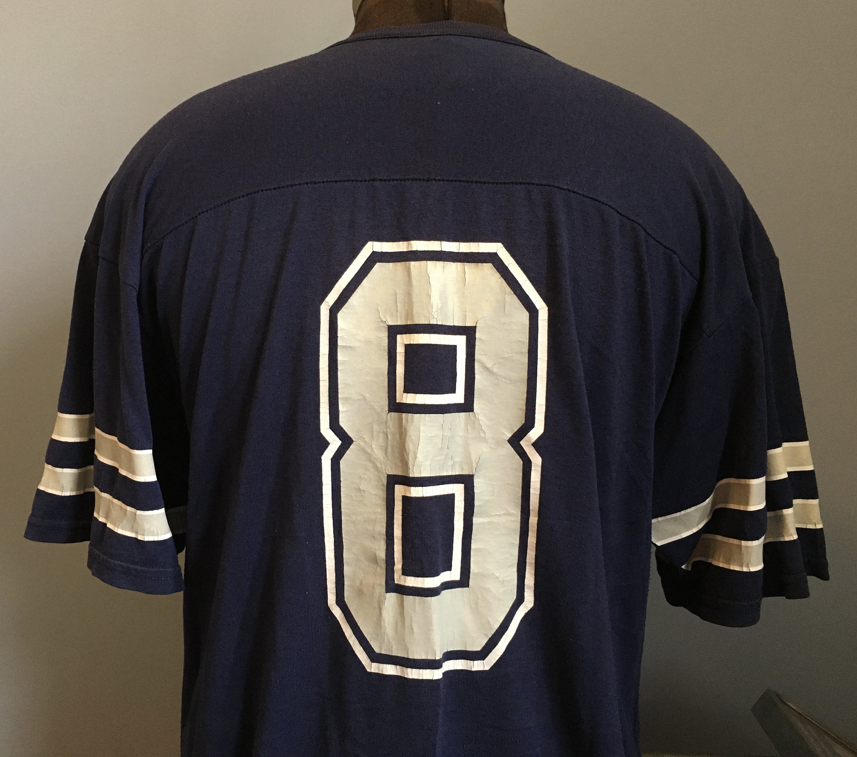 90s Vintage Troy Aikman #8 Dallas Cowboys Nfl Football Wilson