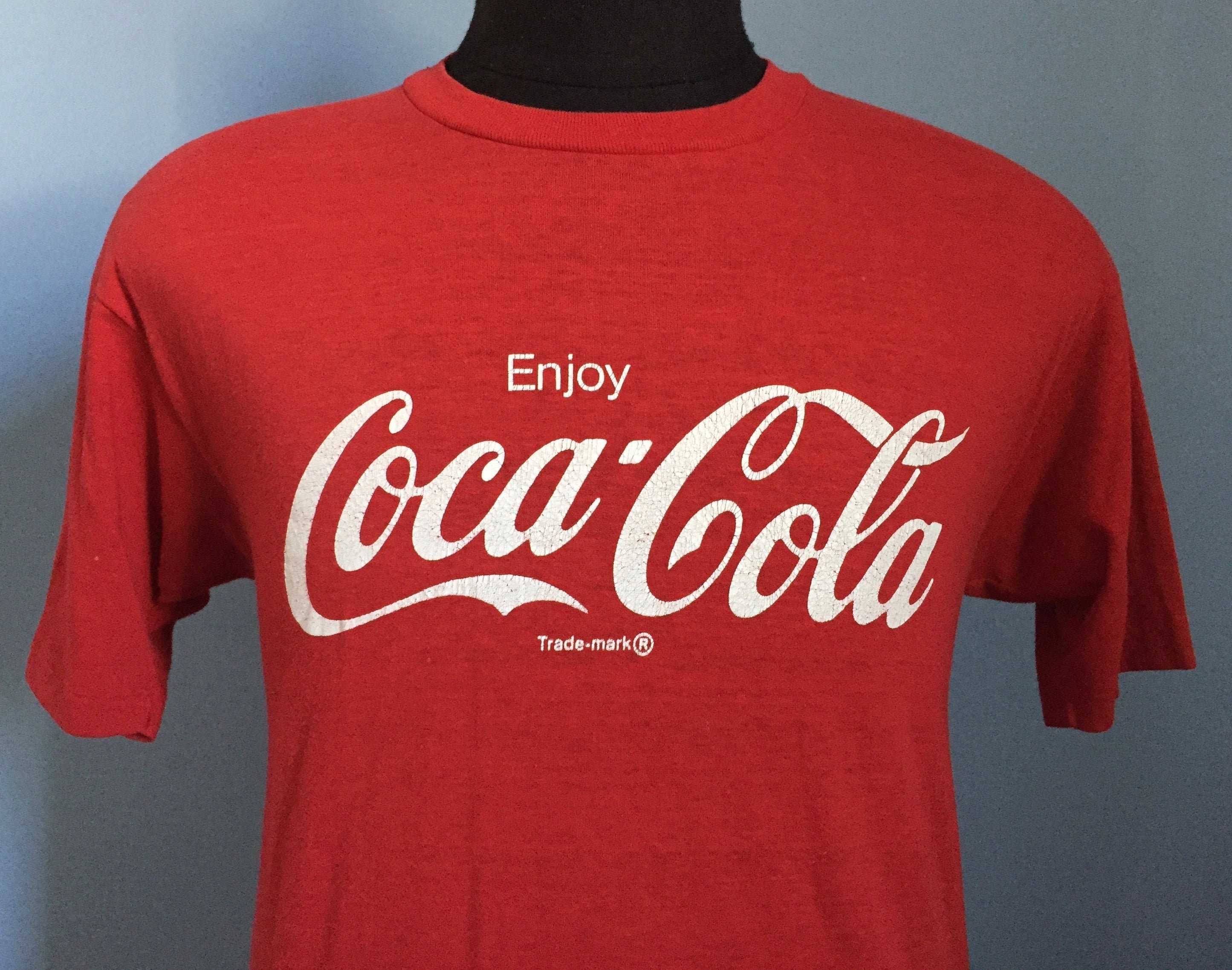 1980s coca cola shirt Clearance