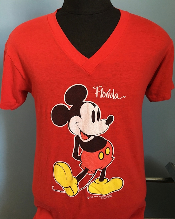 Buy 80s Vintage Mickey Mouse Walt Disney World Florida Cartoon 