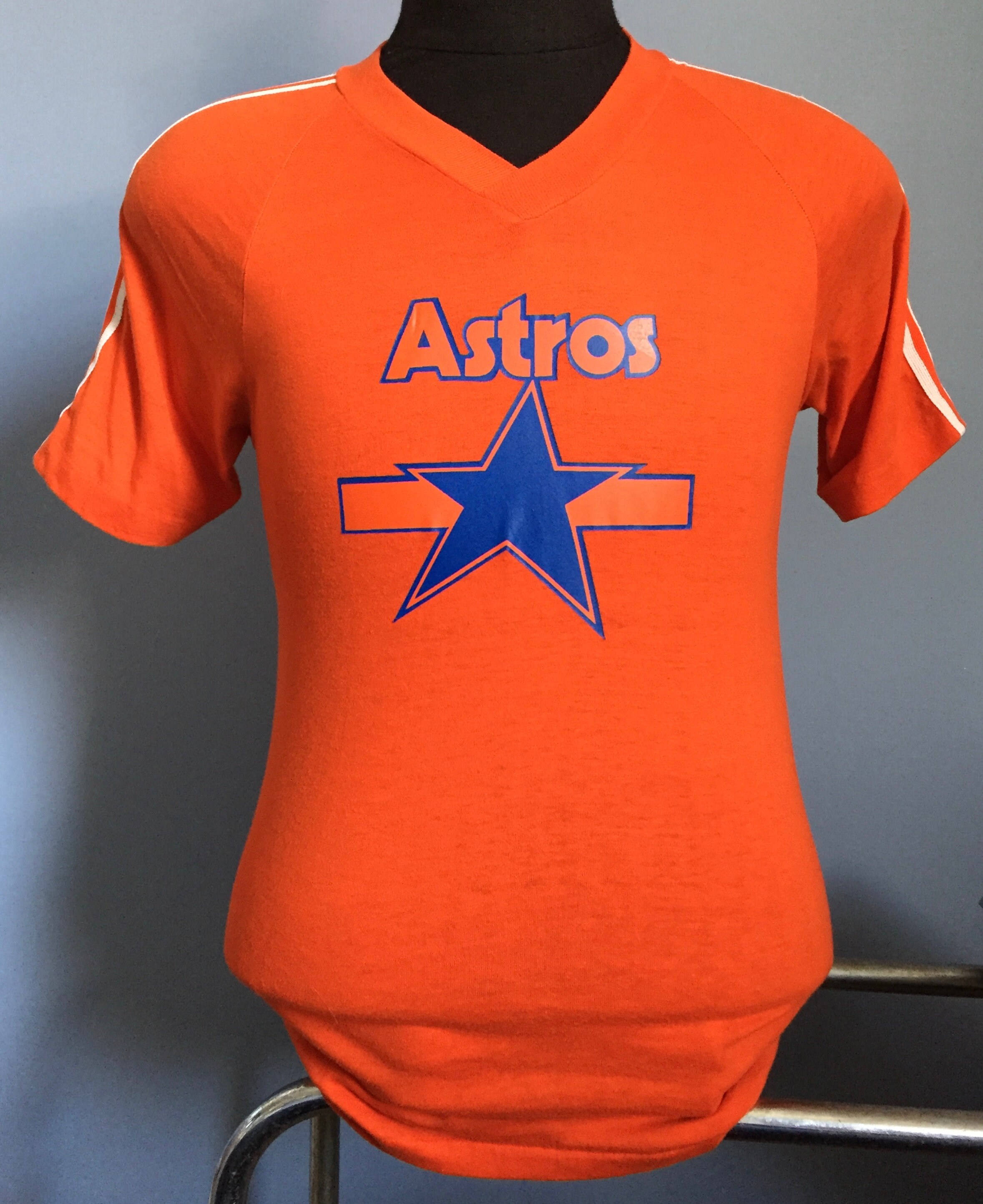 HOUSTON Astros MLB Baseball Blue Throwback Team Jersey Shirt