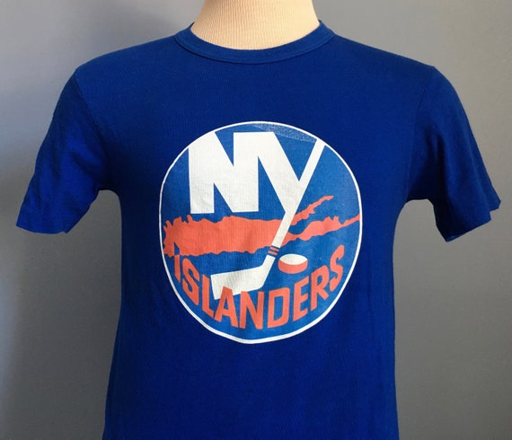 80s Vintage New York Islanders nhl hockey T-Shirt… - image 1