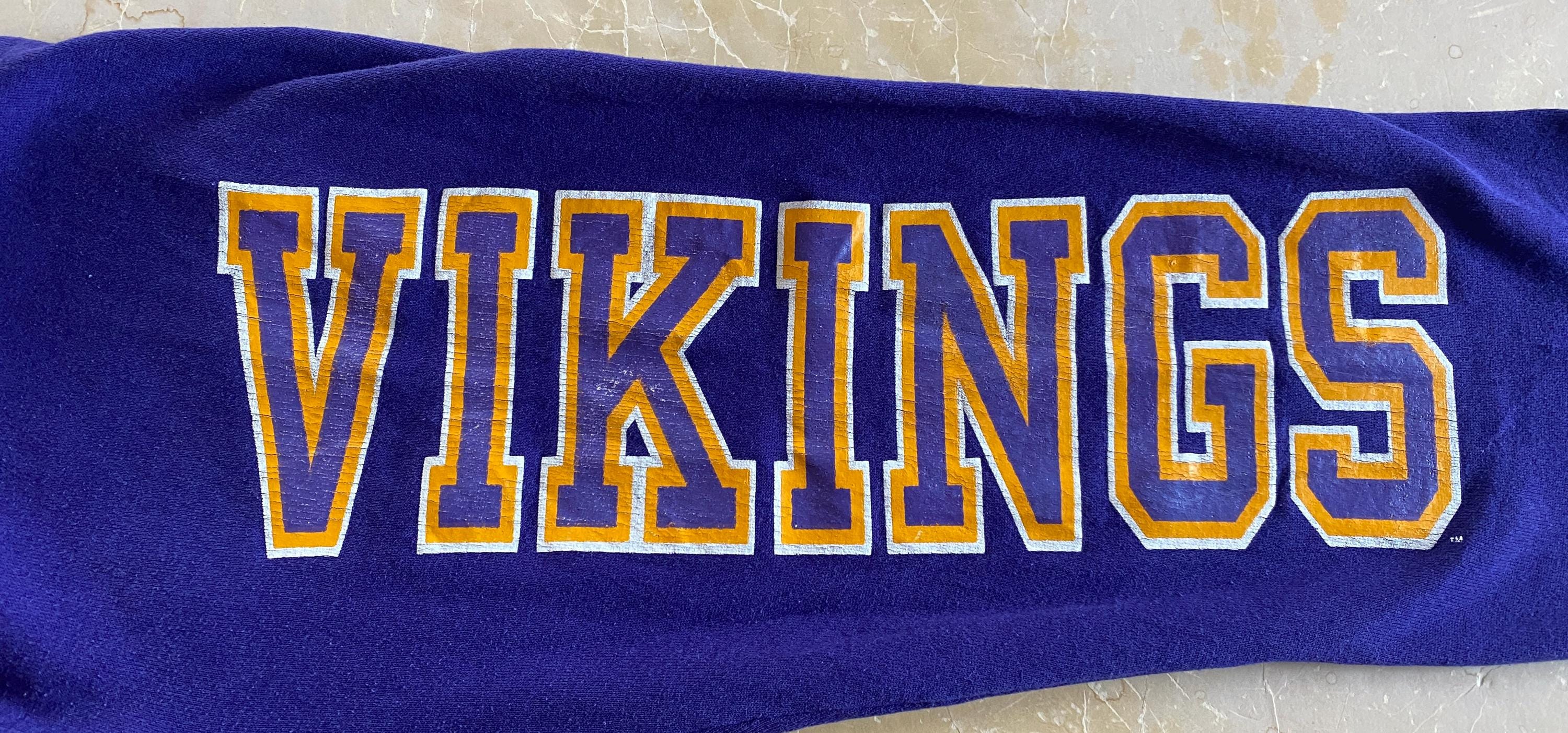 Vintage 80er Jahre Minnesota Vikings NFL Football Sweat Hose 