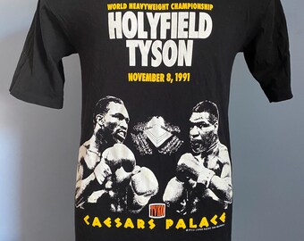 Vintage 90s Mike Tyson Vs Evander Holyfield Heavyweight