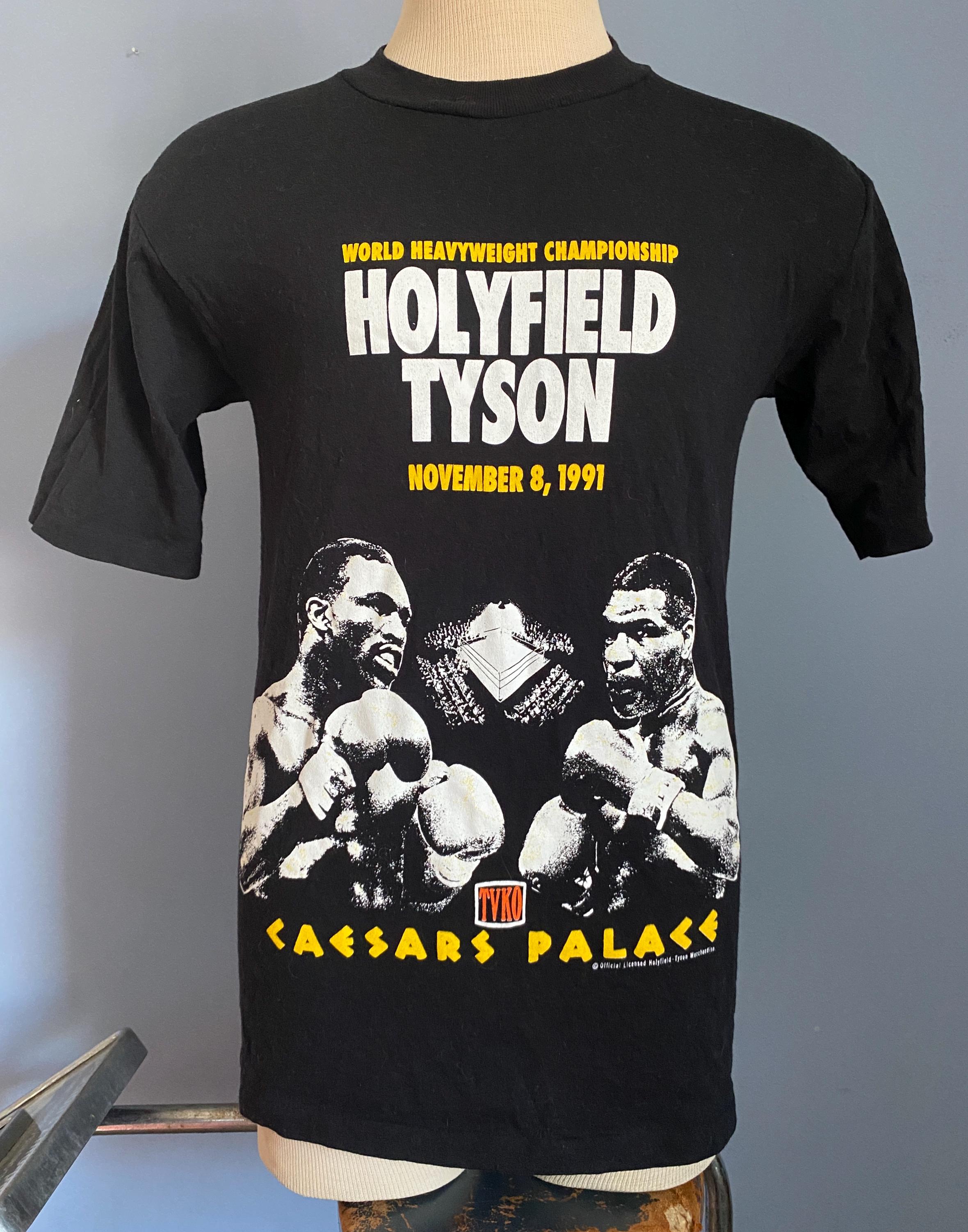 Vintage 90s Mike Tyson Vs Evander Holyfield Heavyweight