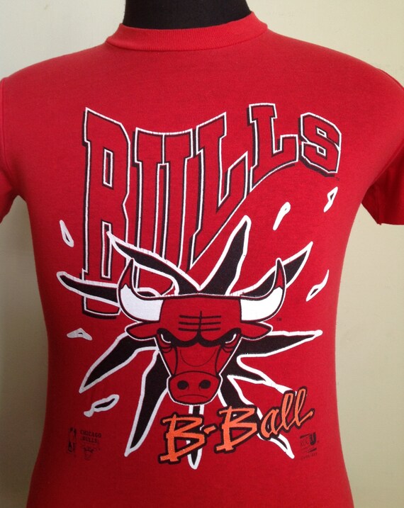 Vintage 80s Chicago Bulls Champion T-shirt XL Deadstock NBA Basketball