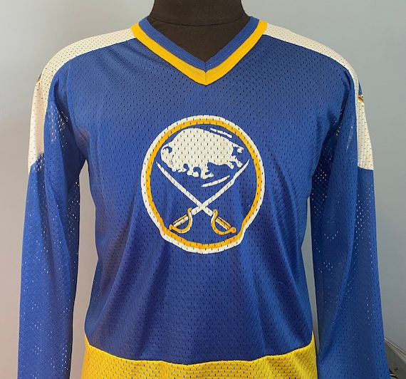 80s 90s Vintage Buffalo Sabres Hockey Nhl Jersey Shirt MEDIUM Etsy