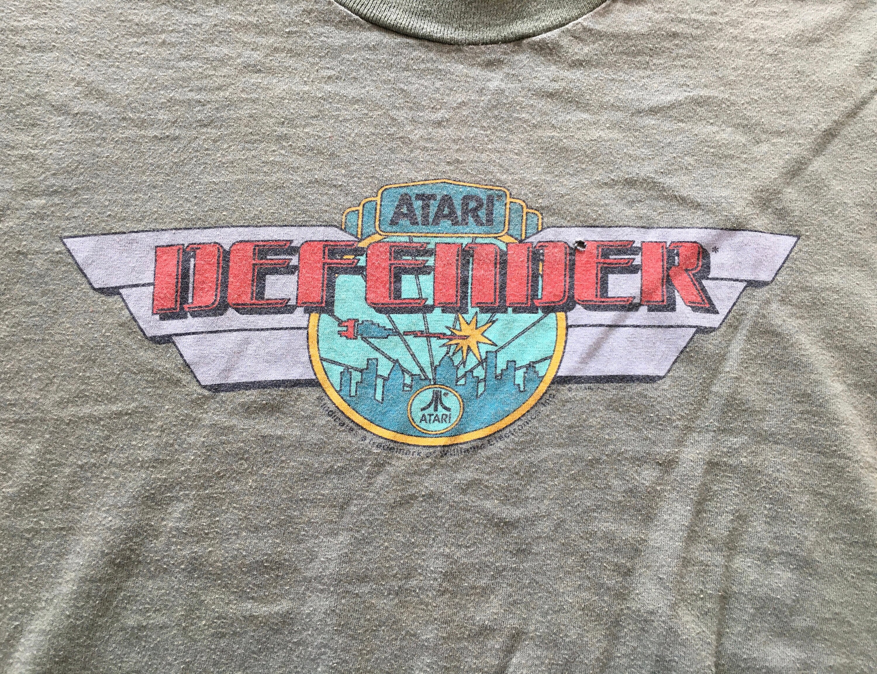T-shirt Rétro 'I'd Rather Be Playing Atari' - Taille XXL Bleu - Occasion Très Bon état - Style Années 80