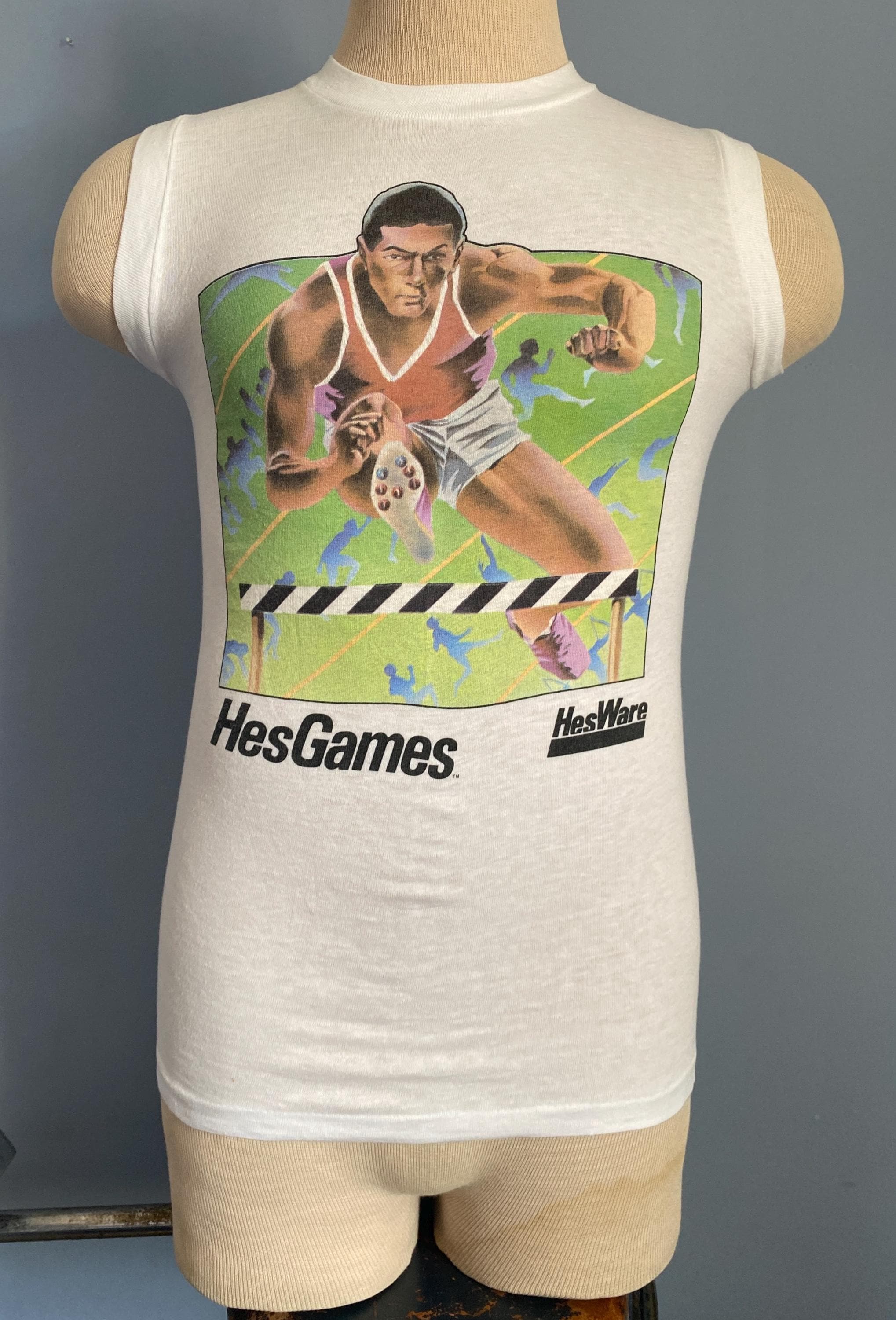 Vintage 80s HES Games 1984 Commodore 64 Video Game T-shirt - Small