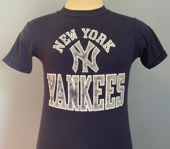80’s NY Yankees Long Sleeve Tee ヴィンテージ Vintage 1980s ny yankees long sleeve t shirt mens M baseball