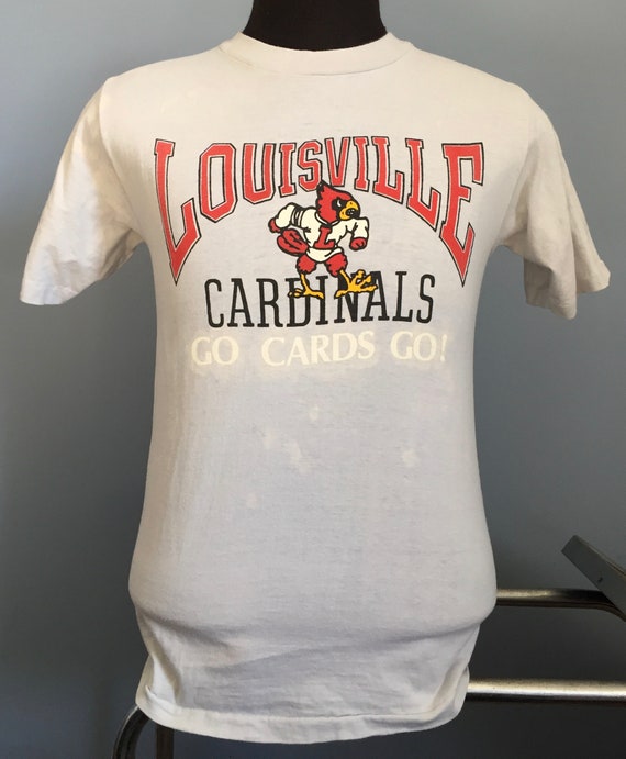 University Of Louisville Cardinals College Red 1980s Shirt