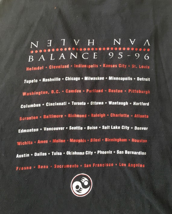 90s Vintage Van Halen Balance 1995-1996 Rock Tour… - image 7
