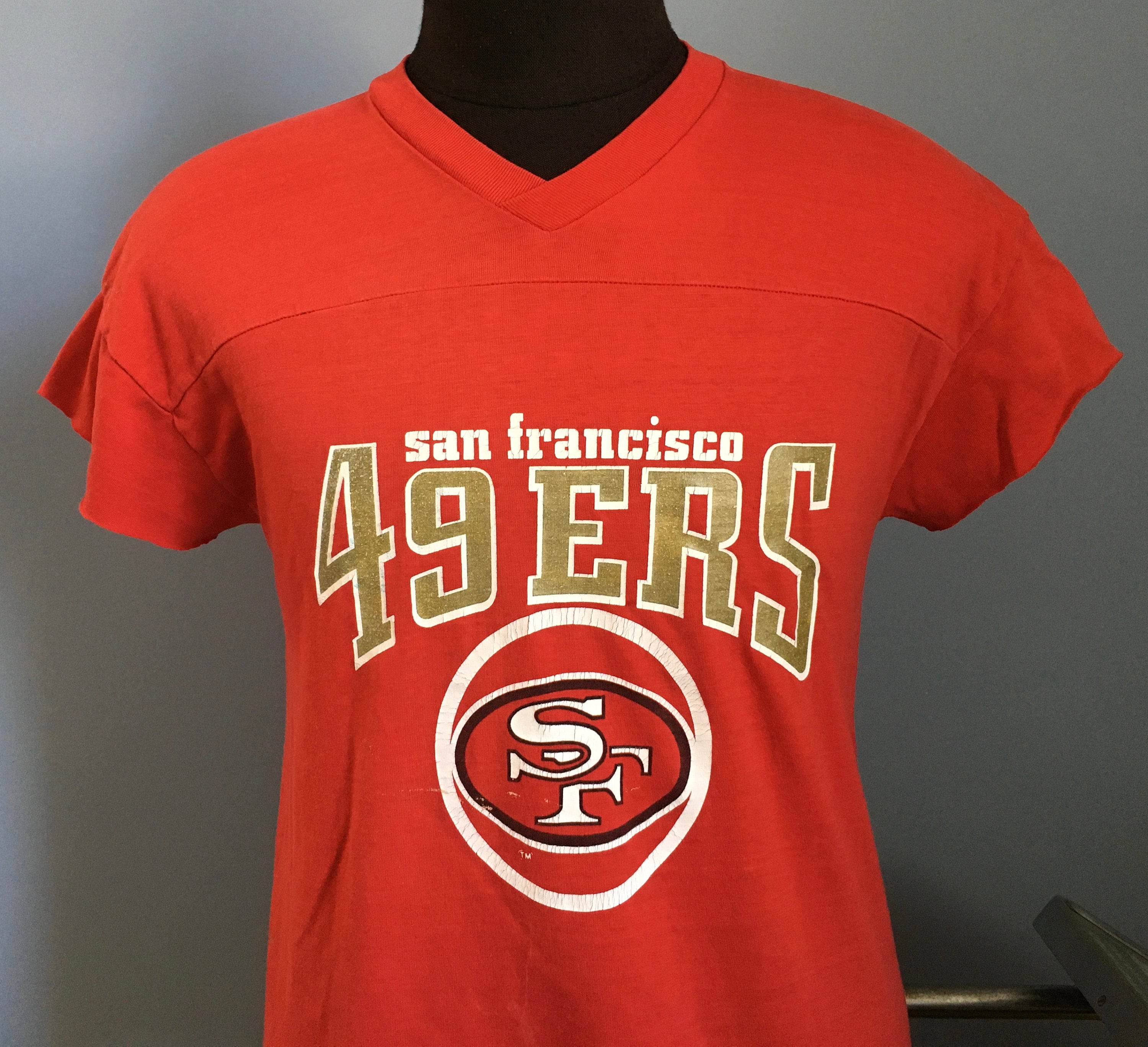 超激レア★1988 NFLスーパーボール サンフランシスコ49ERS TシャツM Vintage San Francisco 49ers 1988 NFC Champions Shirt Size Medium