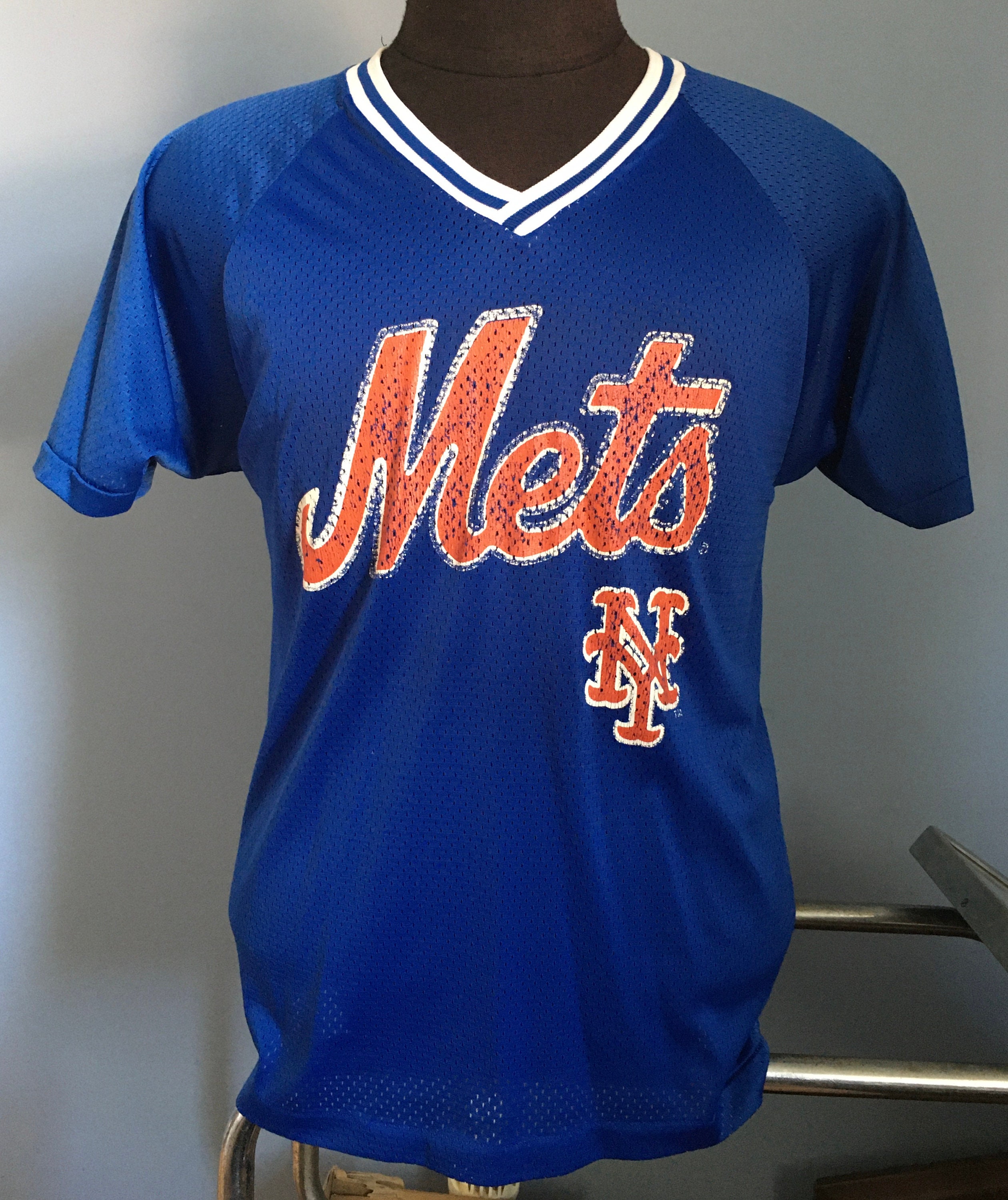 80s Vintage New York Mets Mlb Baseball Champion Jersey T-shirt 