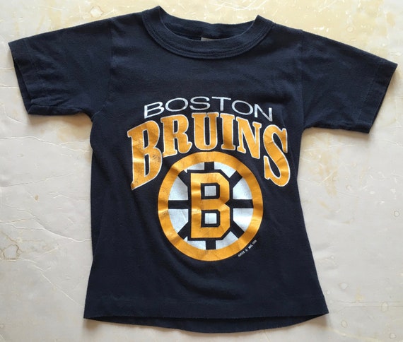 80s Vintage Boston Bruins 1988 nhl hockey childs … - image 1